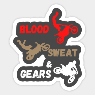 Motocross lovers Sticker